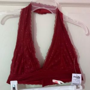 Red Lace Bralette